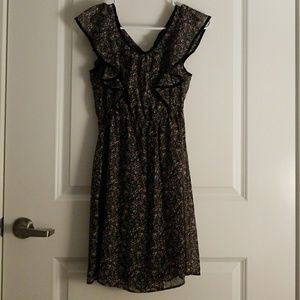 Forever 21 black floral dress